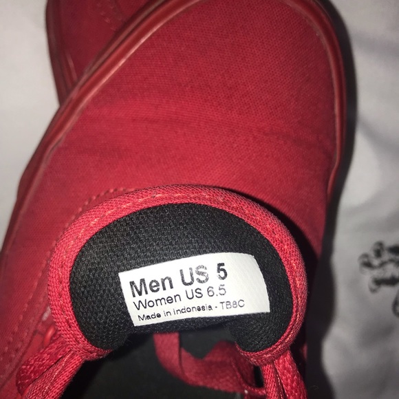 All red Vans - Picture 3 of 3